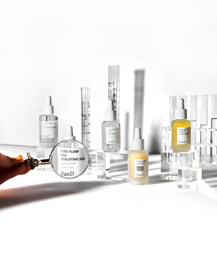 Face D — dermocosmetica che va dritta al punto